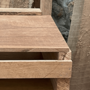 Glissière en queue d'aronde du caisson à tirroir