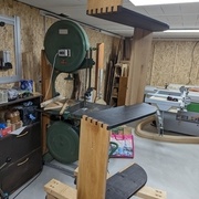 Les 3 assemblages en situation : A en haut, B au milieu, C en bas