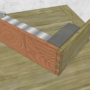 **8/** Nous vérifions l’équerrage, et nous évaluons notre travail .