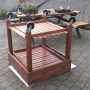 Fixé avec des vis en inox