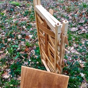 le  piétement replié