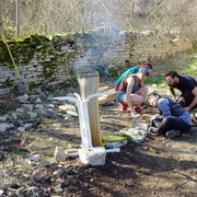 Début du feu : beaucoup de fumée, ce n'est pas bon signe pour la combustion !