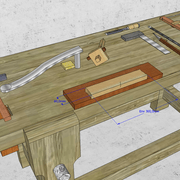 L'ensemble des outils basiques pour la première pièce !