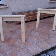 Treteaux costauds empilables