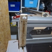 Ici le POM en position vérouillée (en faisant pivoter l'excentrique rouge)