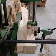 réalisation des mortaise pour les petites traverses