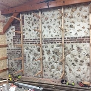 2 ans après le début de l'atelier, voici enfin de quoi ranger tout le bois !!