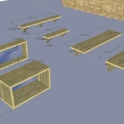 Dessins du mobilier et toutes les infos pour la réalisation... demain ?