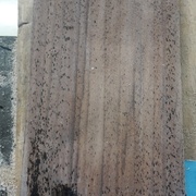 Après une couche de fond dur toutes les petites aspérités ne sont pas remplies et la teinte s'y loge