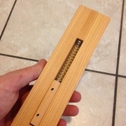 Verrou en bois avec ressort