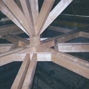 Goussets placés en enrayure