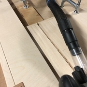 Juste après une passe de diamètre 8 mm sur env. 4 de profondeur