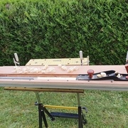 Rabotage d'un carrelé brut de sciage