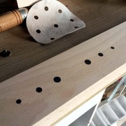 arasage et un petit coup de poncage pour voir le "rendu" de la "déco"