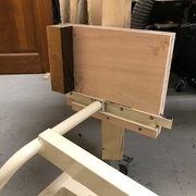 Assemblage glissière sur bâti