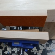 Cuir collé à l'epoxy