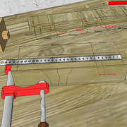 **1/** Le tracé de base reste classique, avec en plus les ravancements et diminutions.