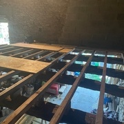 chevrons nouvelle mezzanine grange