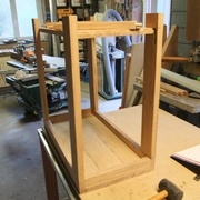 assemblage à blanc pietement