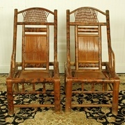 Chaise traditionnelle chinoise en bambou https://asiancountryantiques.com