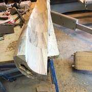 détail de la main courante