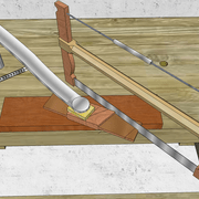 **d/** Nous scions le désabout et les abouts .