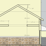 Vue en coupe de l'interieur