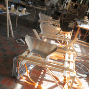 Remorques en attente de leurs garde-boue