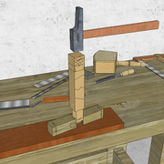 **6/** Nous montons les assemblages indépendamment et ajustons si besoin .