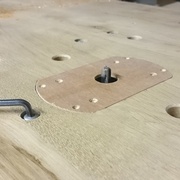 le cache d'origine et la vis pour la monter