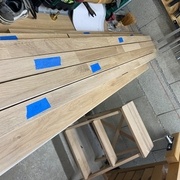 Marquage de chaque tasseau car tous on une longueur différente