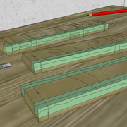**2/** Le trusquinage des assemblages et feuillures.