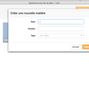 OpenCutList : Ajouter une nouvelle matière