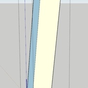 Montant qui va recevoir deux mortaises, on extrait la façade en svg