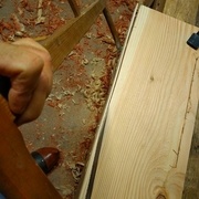 découpe d'une latte