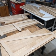 Il faut jongler avec les largeurs et les longueurs pour qu'il y ait du bois pour tout le monde !