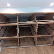 Cadre en chêne en façade