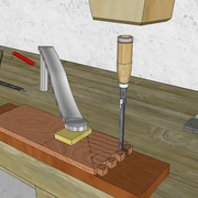 **3/** Entaillage classique .