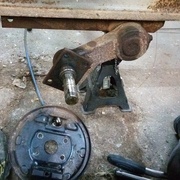 la flasque arrière déposée