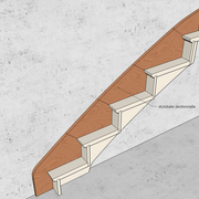 Stylobate en elements sectionnels