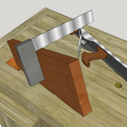 2/ Vérification du champ d'équerre  au plat