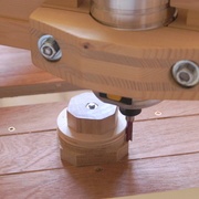 Essais de découpe des roues au pantographe pour défonceuse