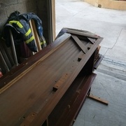 renforcement partie haute pour le plan de travail