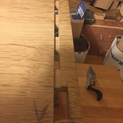 Rainure d'encastrement à la défonceuse