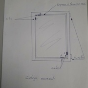 le calage des vitrage contemporain sous la dénomination de "à la française