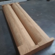 Les 4 angles terminés avant la mise à la cote finale