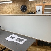 Pose à blanc des fonds