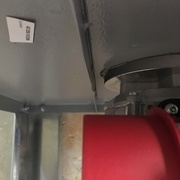 Plateforme support du moteur enfoncée