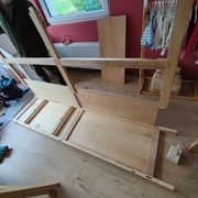 Assemblage du meuble sur place car trop volumineux pour le monter en une pièce