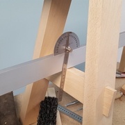 Mesure de l’angle pour la traverse